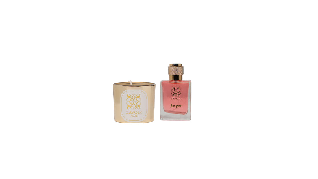 Jasper women perfume + Pearl Candle